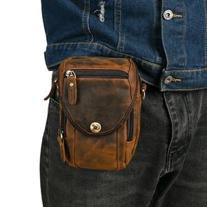 Offre Spéciale fabricant <span class=keywords><strong>en</strong></span> gros taille téléphone Fanny Pack sac mode <span class=keywords><strong>banane</strong></span> taille sac <span class=keywords><strong>en</strong></span> <span class=keywords><strong>cuir</strong></span> véritable hommes bandoulière poitrine sac - Product Image 5