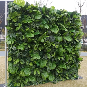 Gâteaux Décoration Mariée à Être Verdure Événement Décor Roll up Fleur Mur Sexe Révéler Herbe Mur Panneau Toile de Fond pour Photomaton - Product Image 3