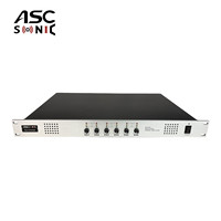 Amplificateur de puissance SD2506 ASCSONIC 6 canaux 1000W 1U léger en métal 4 ohms avec garantie de 2 ans AC 85-265V pour petit haut-parleur