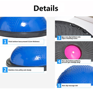 Equipo de gimnasio Bosuing Balance Trainer Masaje Media Bola de <span class=keywords><strong>equilibrio</strong></span> para ejercicio y fitness - Product Image 2