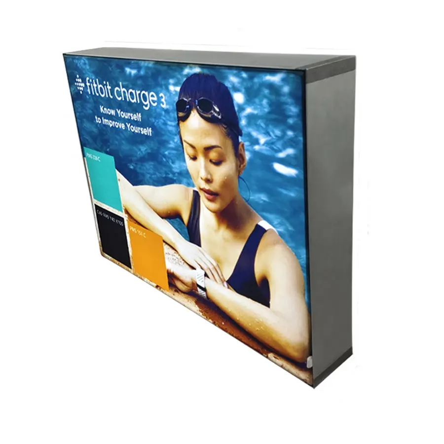 Waterproof LED Light Box Customized Ordering Menu Billboard Wall Mounted Display Board Hanging Indoor And Outdoor