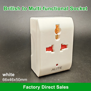 ปลั๊กแปลงไฟแบบพกพา RUIPEIN UK-<span class=keywords><strong>Plug</strong></span> 02 สำหรับเดินทาง ปลั๊กไฟอเนกประสงค์ รองรับกระแสไฟ 13A มีเต้ารับไฟฟ้า 3 ช่อง ผลิตจากวัสดุ PC - Product Image 2