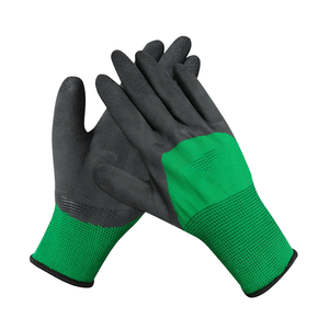 Hand Protection Safety Work Labor Anti-Slip Breathable Flexible Latex Coated <b>Knit</b> Wrist Work <b>Gloves</b> - Product Image 1