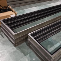 Pultruded Fiberglass PU Sliding Window Frame Profile Low Uvalue Composite Extrusion for Passive House Energy Efficient Buildings
