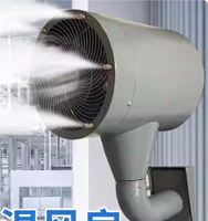 Ventilateur de refroidissement par pulvérisation suspendu pour extérieur WENCHENG