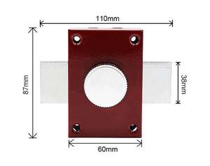 <span class=keywords><strong>Serrure</strong></span> à mortaiser en fer pour <span class=keywords><strong>portail</strong></span> et porte <span class=keywords><strong>de</strong></span> maison avec demi-cylindre en laiton, 3 clés, antivol pour portes intérieures en bois - Product Image 6