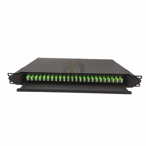 19in 24 Ports 48 core LC <span class=keywords><strong>APC</strong></span> UPC ODF Patchpanel 1U Tiroirs coulissants tiroir à fibre optique panneau de brassage équipement à fibre optique - Product Image 4
