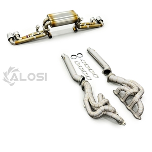 Escape de Aleación de Titanio Catback Compatible con <span class=keywords><strong>Ferrari</strong></span> <span class=keywords><strong>F430</strong></span> 2004-2009 - Product Image 1