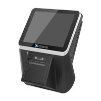 Terminal de point de vente mural Windows 8 pouces, mini-caisse enregistreuse avec imprimante