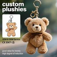 Porte-clés en peluche ours personnalisé – Service d'approvisionnement unique – Porte-clés en peluche ours pas cher