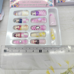 Autocollants pour ongles en plastique de qualité supérieure <span class=keywords><strong>K</strong></span>-POP Demon Hunt Girl Group, couverture complète, pour enfants et filles - Product Image 3