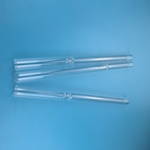 カスタマイズされた融合石英ガラス試験管様々なサイズ深加工耐熱溶接および切断サービス - Product Image 6
