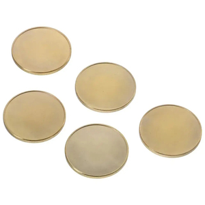 Đồng xu khắc laser, đồng thau trơn kèm hộp bảo vệ acrylic, đồng xu trơn tùy chỉnh để làm đồ thủ công DIY - Product Image 2