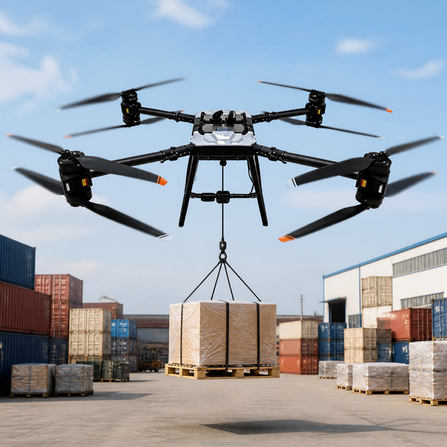 200kg Rated Payload Agricultural Multirotor Drone Heavy Lift Farm Cargo Transport UAV