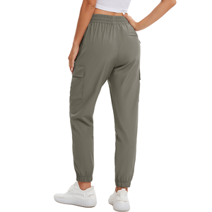 <span class=keywords><strong>Pantalon</strong></span> cargo de <span class=keywords><strong>randonnée</strong></span> pour <span class=keywords><strong>femme</strong></span>, jogging résistant à l'eau et à séchage rapide avec poches - Product Image 4