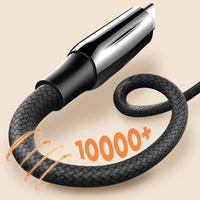 LDNIO LC921 Chargeur de charge rapide 240W Haute puissance PD3.1 Protocole de charge rapide E-marker Chip Câble de données pour téléphone portable