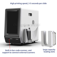 WEIAI Automatic Barcode Printing Glass Slide Marking Machine Hospital Lab Specimen Histology Pathology UV Laser Slide Printer