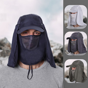 Fishing Hat Outdoor Sport Hiking Visor Hat UV <b>Face</b> Neck Cover Fishing Cap Breathable Quick-drying Hat - Product Image 3