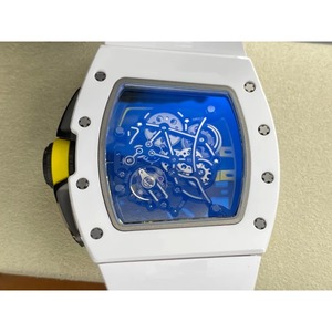 Nouvelle Montre Tourbillon 2026 à Boîtier Carré, Cadran en Verre Saphir, Surface Céramique Anti-Abrasion Durable, Bracelet en Caoutchouc - Product Image 1