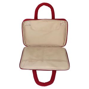 Maletín portátil personalizado de terciopelo suave para computadora portátil, bolsa de mensajero para tableta, funda de nailon personalizada para computadora. - Product Image 5