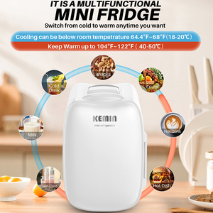 Mini enfriador y calentador <span class=keywords><strong>Frid</strong></span> negro portátil de 6L con adaptador de coche de 5V para acampar, mesa de centro, otras actividades al aire libre - Product Image 6