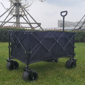 Outdoor Camping Cart Larger 220L Folding Utility <b>Beach</b> Wagon Grocery Shopping Trolley - Product Image 6