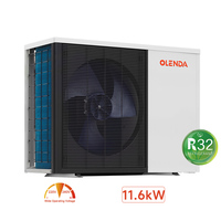Bomba de Calor de Alta Eficiencia de 11.6kW 220V R32 con Inversor DC, Control WIFI, Nueva Energía ERP A++, Bajo Nivel de Ruido