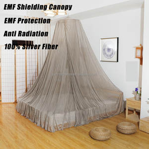 Tienda de campaña de bloqueo EMF | BLOCK EMF Silver Fiber Dome Bed Canopy | Alternativa a las fundas y sábanas de colchón - Product Image 3