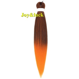 Extensions per <span class=keywords><strong>Capelli</strong></span> Pre-Stirati EZ Braid Ombre di Alta Qualità per Donne, Estensioni per Trecce EZ, <span class=keywords><strong>Capelli</strong></span> Lisci Yaki - Product Image 4