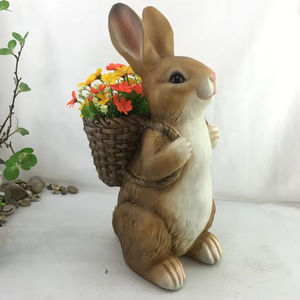 تمثال أرنب راتنجات مخصص بديع ديكور منزلي بأسلوب صناعي للعرض - Product Image 5