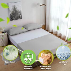 Drap-housse brodé à équilibrage de charge électrique, drap plat semi-plissé doux pour mise à la terre, adapté aux lits de maison, d'hôpital et d'hôtel - Product Image 2
