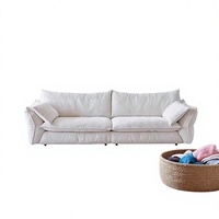 Ensemble de canapés Chesterfield écologiques modernes Green Nature, tissu, structure en bois massif, garnissage en duvet, salon, garantie 10 ans