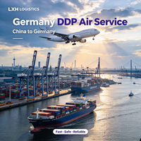 Transport aérien de fret de Chine vers l'Allemagne, livraison DDP porte-à-porte pour les importateurs commerciaux