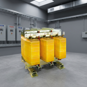 Transformateur d'isolement de fréquence italien 400/400V Dyn11 K20 Cu Ip00 7-720Kva 50Hz pour applications industrielles - Product Image 2