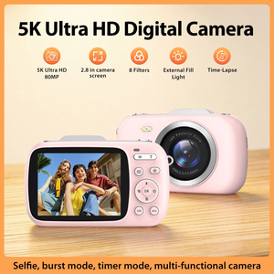 Nouvel appareil photo numérique portable G7-A 18X avec zoom numérique, 5K HD, écran de 2,8 pouces, pour la beauté - Product Image 2