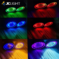 2x100w 2 yeux LED Blinder Light blanc chaud et blanc froid, effet COB, pour bar