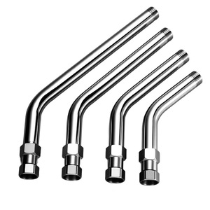 Stainless Steel Shower <b>Hose</b> Extension 135C Heat Resistant Durable <b>Wall</b> <b>Mount</b> Round Minimalist Design - Product Image 2