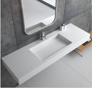 Europeo di lusso In Pietra Artificiale Superficie Solida <span class=keywords><strong>Muro</strong></span> del Bagno Appeso Lavabo lavello - Product Image 5