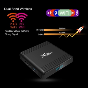 กล่องรับสัญญาณโทรทัศน์ระบบแอนดรอยด์แบบ4 + 32GB S905X3 2.4/5.8G กล่องรับสัญญาณโทรทัศน์ระบบแอนดรอยด์9.0แบบคู่ <span class=keywords><strong>X96Air</strong></span> - Product Image 4