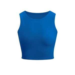 เสื้อกล้ามเอวลอยเซ็กซี่, เสื้อกล้ามกระชับแขนกุดพอดีตัวเสื้อกล้ามคอกลมและทรงกากบาท - Product Image 3