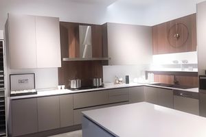 ตู้ครัวทันสมัยตู้ครัวดีไซน์หรูหราตู้ครัวไม้เนื้อแข็ง - Product Image 2