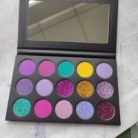 Meilleure vente en gros, palette de fards à paupières 15 couleurs DIY, palette de fards à paupières cosmétiques de haute qualité pour femmes