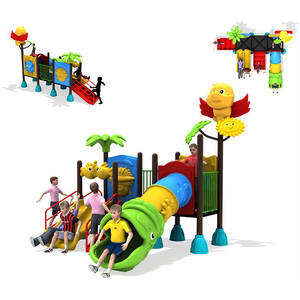 Toboggan en plastique <span class=keywords><strong>d</strong></span>'extérieur pour maternelle, équipement de jeu résidentiel, balançoire de <span class=keywords><strong>garderie</strong></span>, aire de jeux extérieure, structure de jeu jungle - Product Image 1