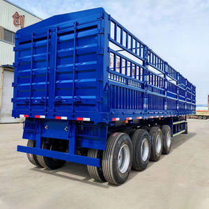 3-4-Achsen Schwerlast-Viehanhänger Tiertransport Rindertransporter Stake-Cargo-Sattelauflieger - Product Image 4