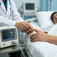 Capteur de SpO2 jetable VMANX pour nouveau-nés et adultes, connecteur 9 broches, sonde de saturation en oxygène adhésive non tissée pour doigt, moniteur patient
