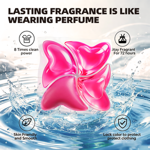 Campioncino Gratuito: Capsule di Detersivo Profumato di Lusso da 22g, OEM Private Label, 8X Enzimi per Rimozione Ecoli e <span class=keywords><strong>Candida</strong></span>, Dissoluzione Rapida, Cura per Tessuti Delicati - Product Image 2