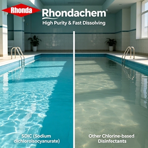 RHONDA 56% S D IC Comprimés de Dichloroisocyanurate de Sodium à Effervescence Rapide, Désinfectant pour Traitement de l'Eau des Piscines, Algicide - Product Image 4