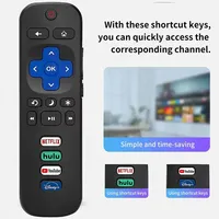 Control Remoto de Repuesto para Roku TV, Compatible con TCL Roku/Hisense Roku/Philips, con Función de YouTube