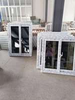Fenêtre coulissante CONCH profilé en pvc upvc fenêtres coulissantes à double vitrage en UPVC avec moustiquaire