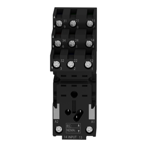 Base de Relé Intermedio RXZE2S111M, Relés Electromecánicos, para Conexión por Tornillo RXM3, Contacto Separado - Product Image 3